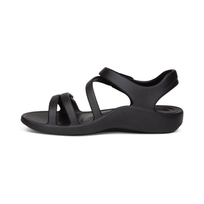 Aetrex Jillian Sport Sandal - Black
