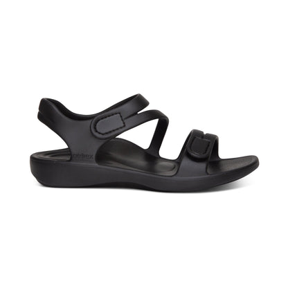 Aetrex Jillian Sport Sandal - Black
