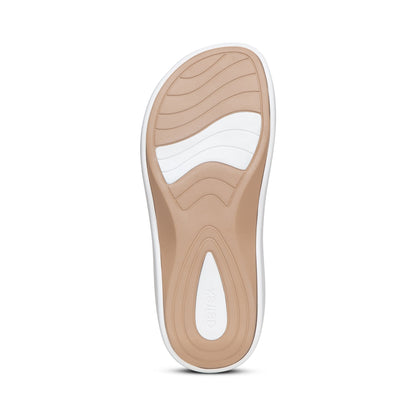 Aetrex Jillian Sport Sandal - White
