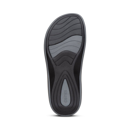 Aetrex Jillian Sport Sandal - Shimmer Grey