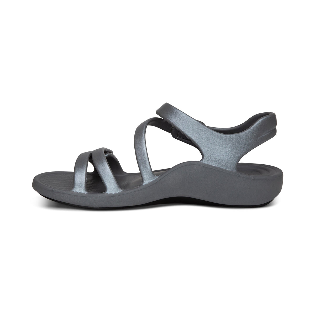 Aetrex Jillian Sport Sandal - Shimmer Grey
