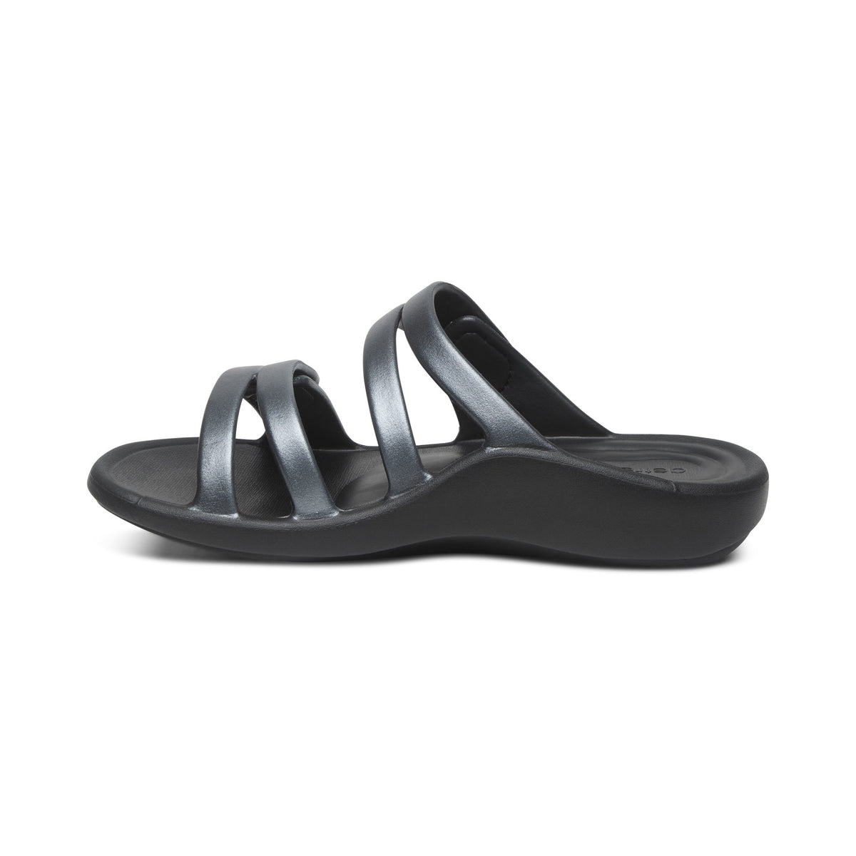 Aetrex Janey Sport Slide - Pewter