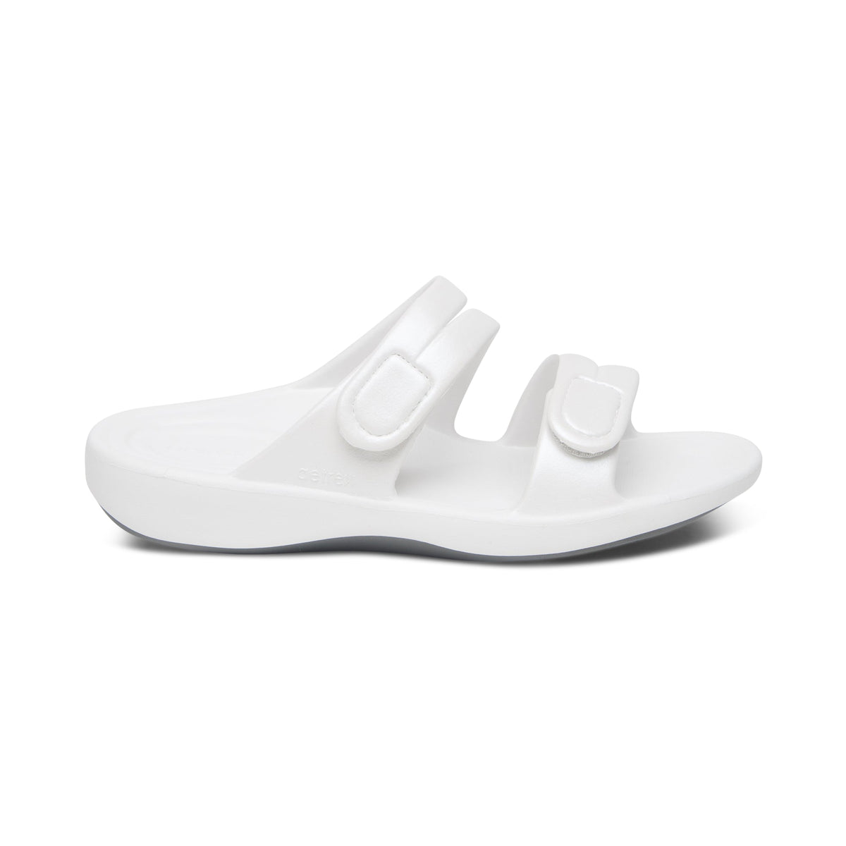 Aetrex Janey Sport Slide - White