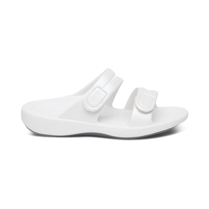 Aetrex Janey Sport Slide - White
