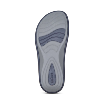 Aetrex Janey Sport Slide - Navy