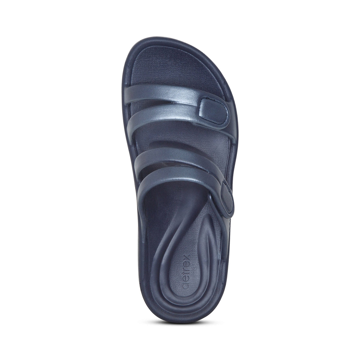 Aetrex Janey Sport Slide - Navy