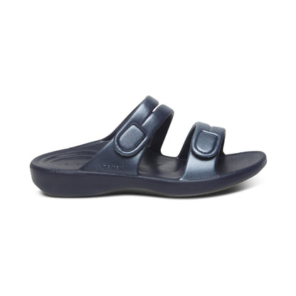 Aetrex Janey Sport Slide - Navy