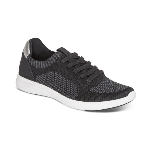 Aetrex Teagan Arch Support Sneaker - Black