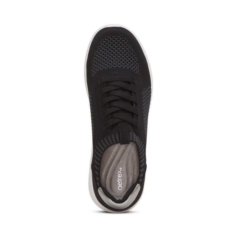 Aetrex Teagan Arch Support Sneaker - Black