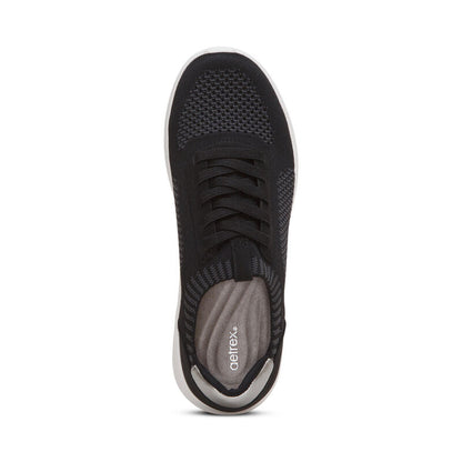 Aetrex Teagan Arch Support Sneaker - Black