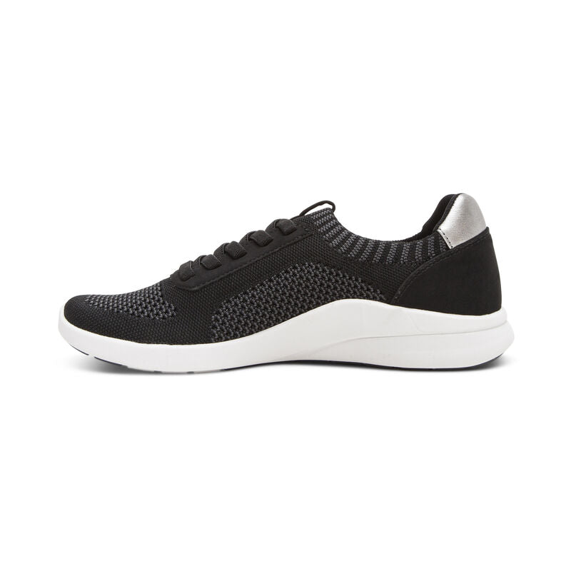 Aetrex Teagan Arch Support Sneaker - Black