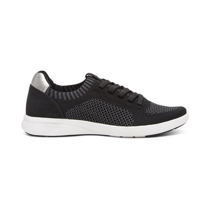 Aetrex Teagan Arch Support Sneaker - Black