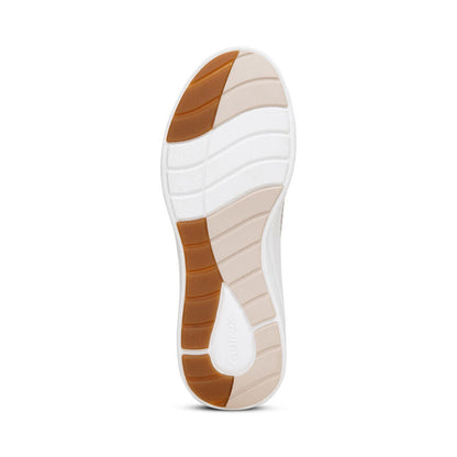 Aetrex Teagan Arch Support Sneaker - Oatmeal