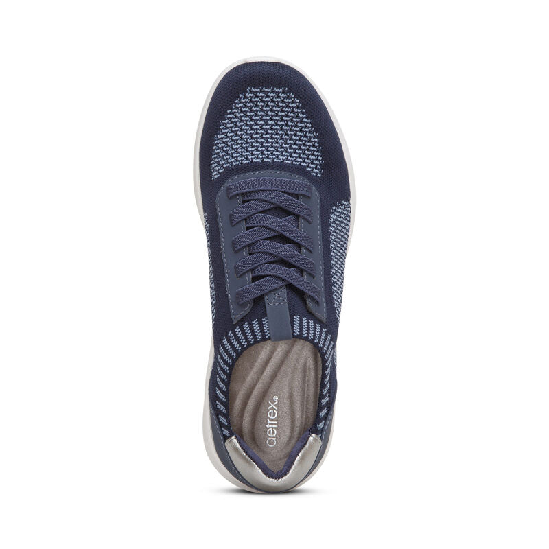 Aetrex Teagan Arch Support Sneaker - Navy