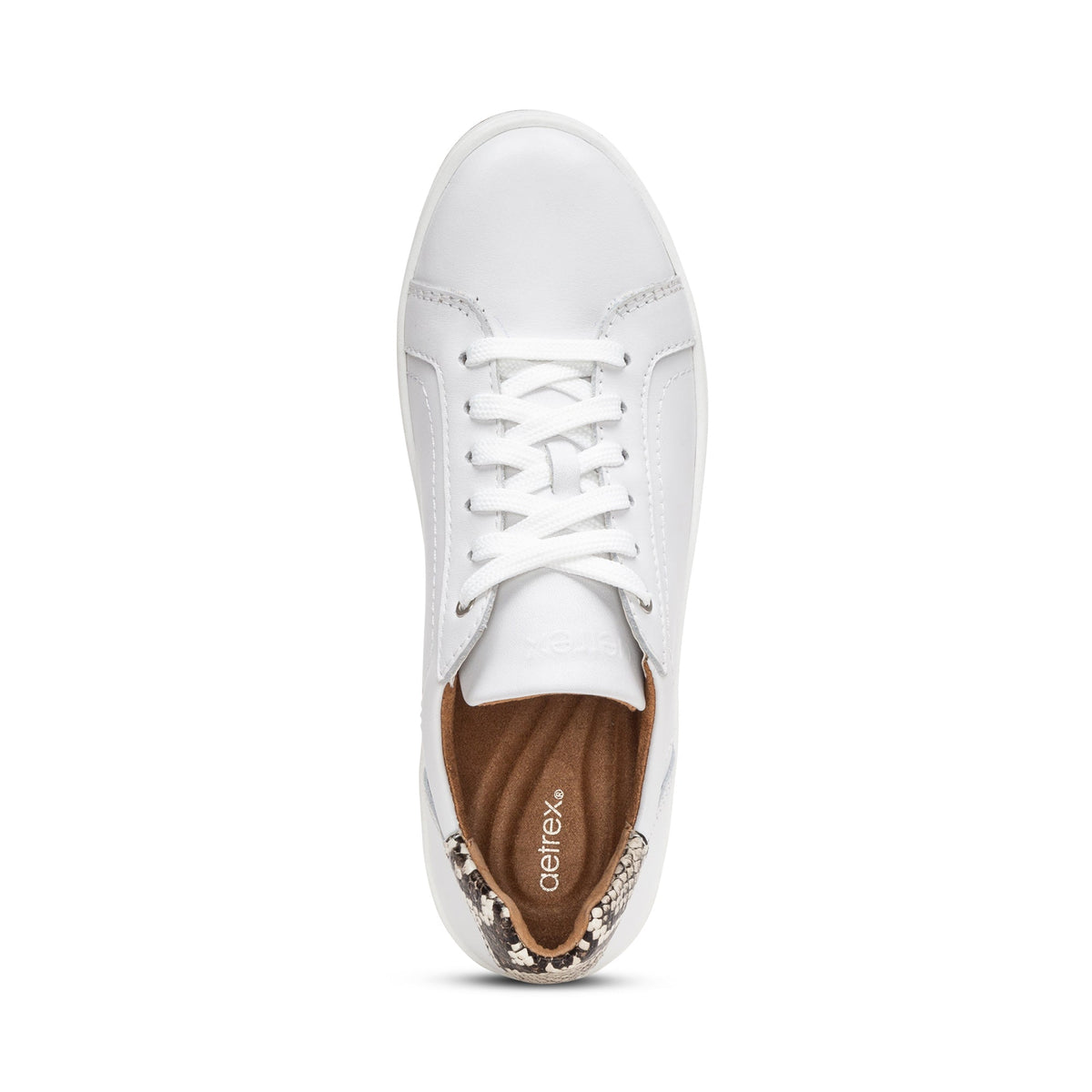 Aetrex Blake Comfort Sneaker - White