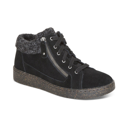 Aetrex Bonnie Arch Support Sneaker - Black