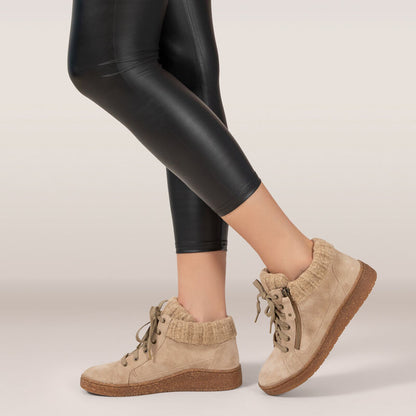 Aetrex Bonnie Arch Support Sneaker - Taupe