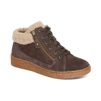 Aetrex Bonnie Arch Support Sneaker - Brown