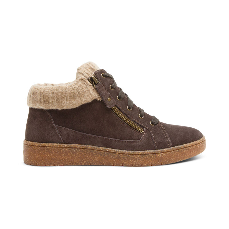 Aetrex Bonnie Arch Support Sneaker - Brown