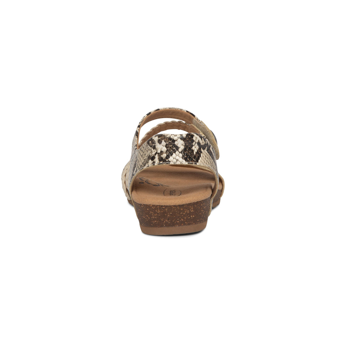 Aetrex Jillian Braided Quarter Strap Sandal - Snake