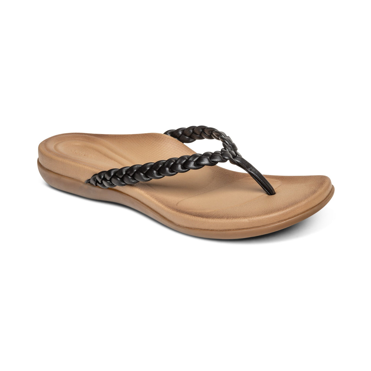 Aetrex Rachel Thong Sandal - Black