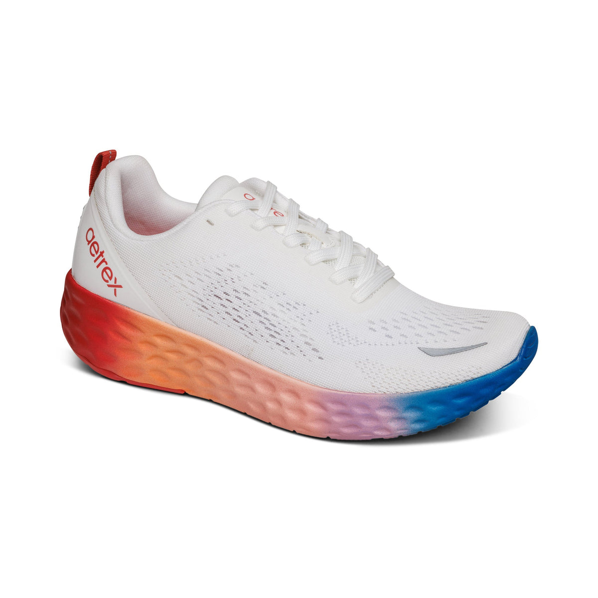 Aetrex Danika Arch Support Sneaker - White Ombre
