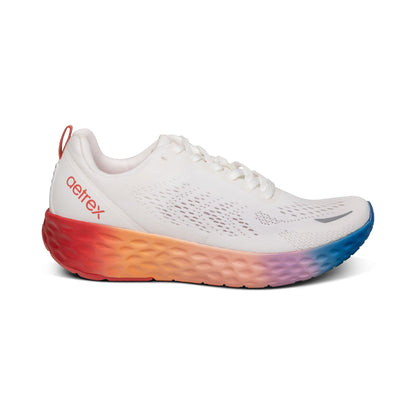 Aetrex Danika Arch Support Sneaker - White Ombre