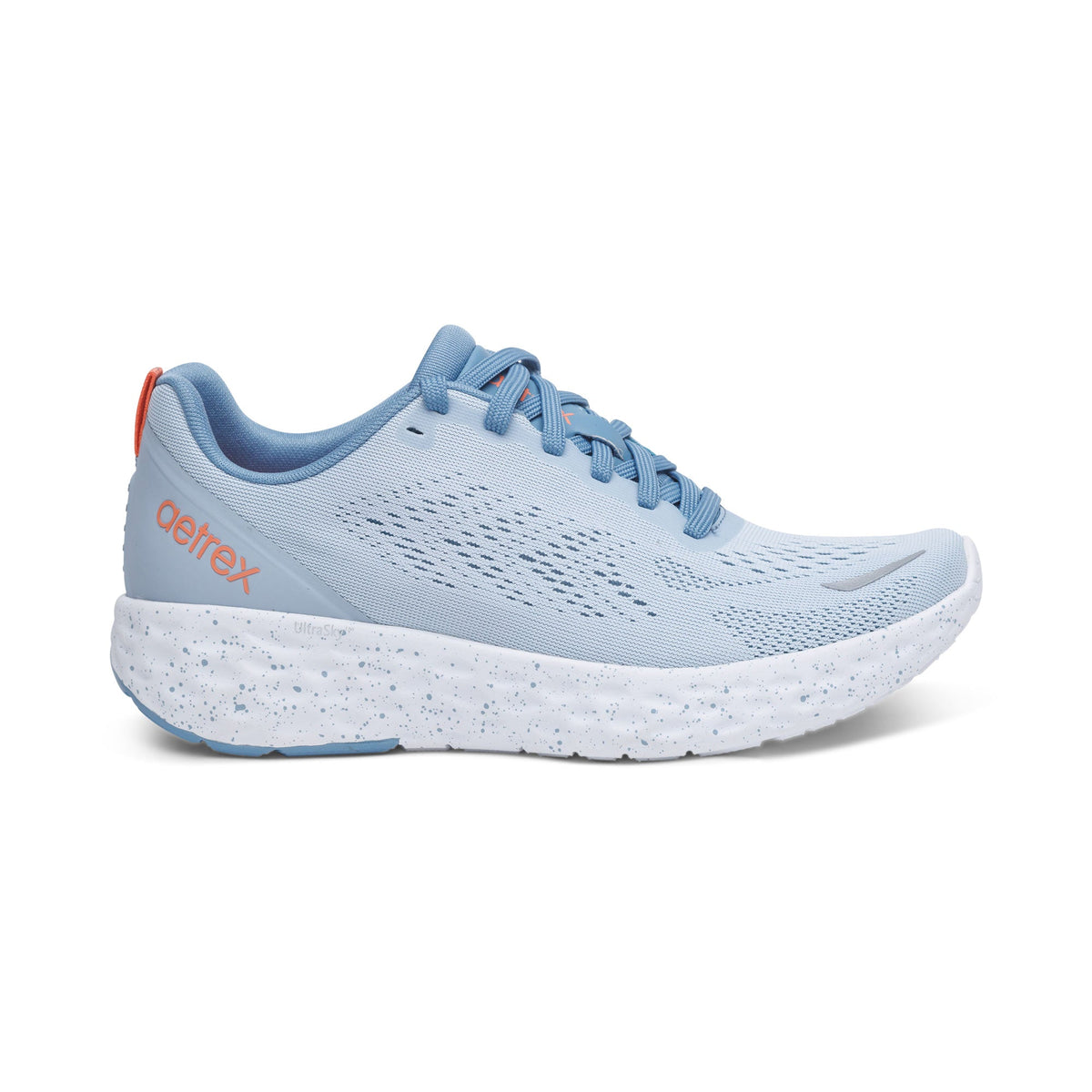 Aetrex Danika Arch Support Sneaker - Light Blue
