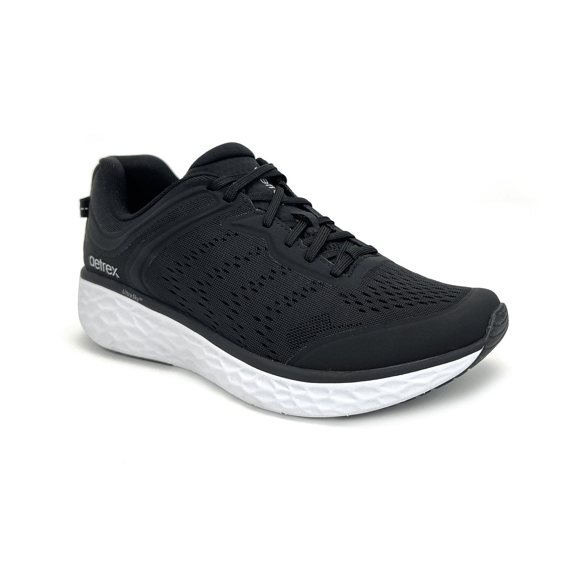 Aetrex Chase Arch Support Sneaker - Black