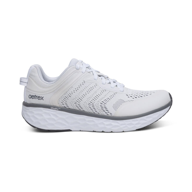 Aetrex Chase Arch Support Sneaker - White
