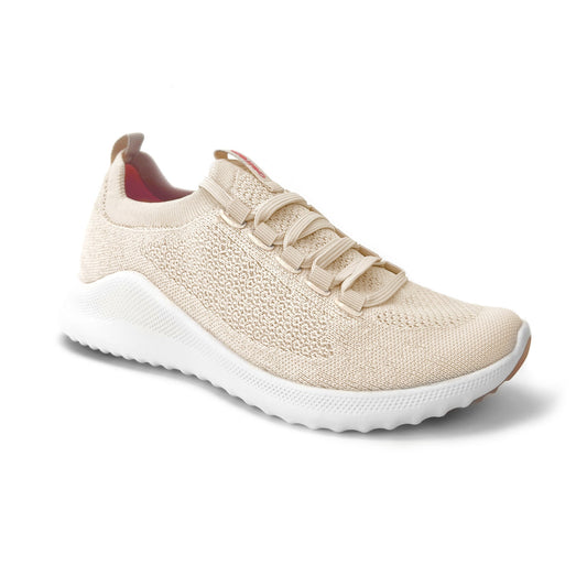 Aetrex Carly Arch Support Sneaker - Oatmeal