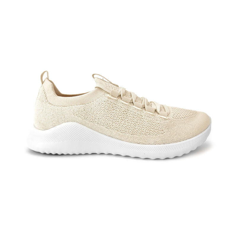 Aetrex Carly Arch Support Sneaker - Oatmeal