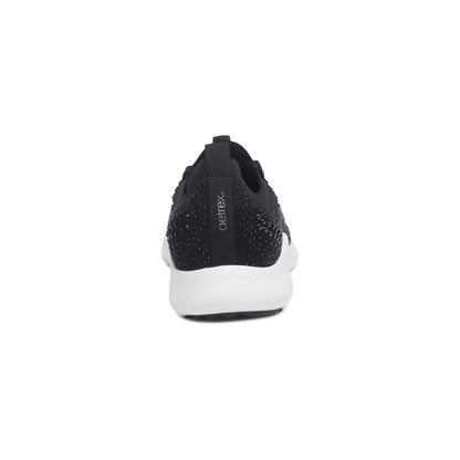 Aetrex Carly Arch Support Sneaker - Black Sparkle