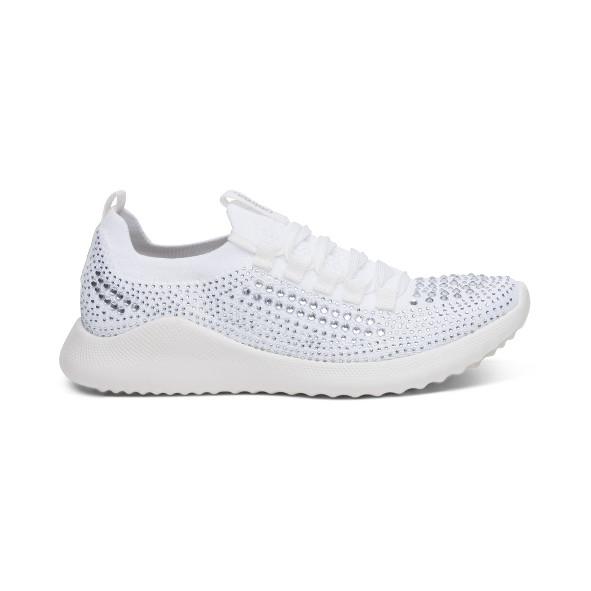 Aetrex Carly Arch Support Sneaker - White Sparkle