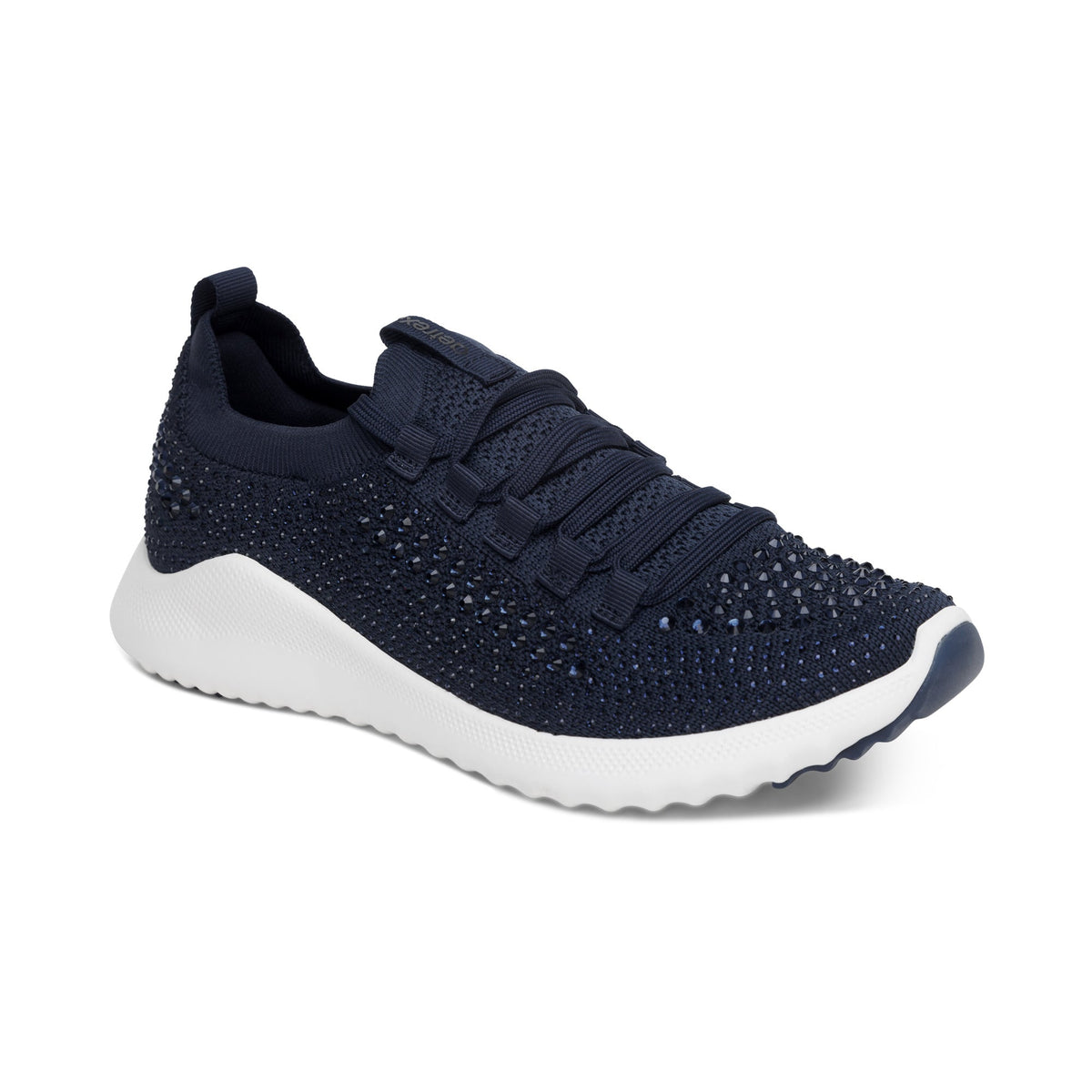 Aetrex Carly Arch Support Sneaker - Navy Sparkle