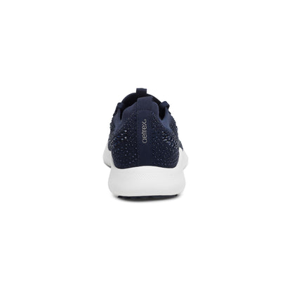 Aetrex Carly Arch Support Sneaker - Navy Sparkle