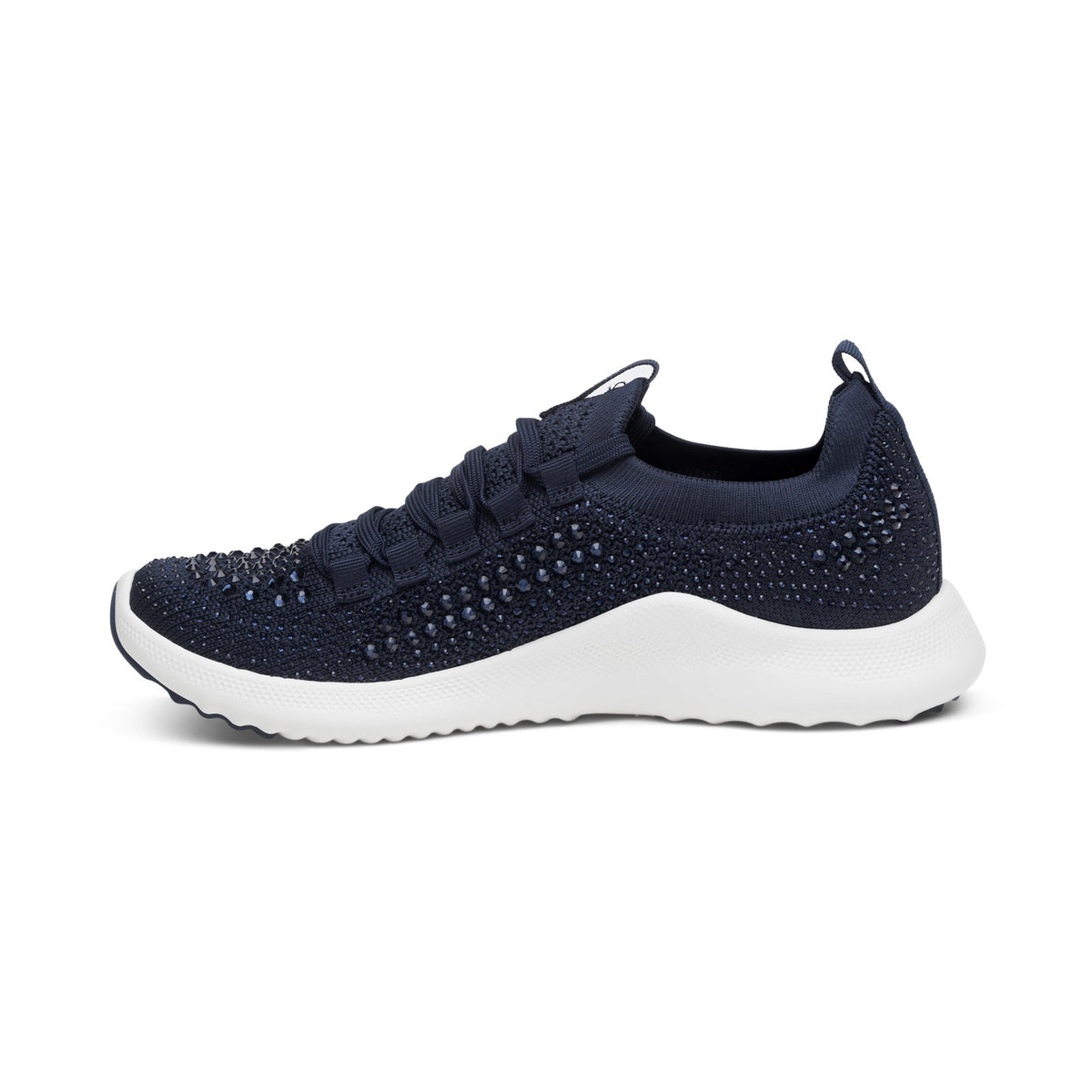 Aetrex Carly Arch Support Sneaker - Navy Sparkle