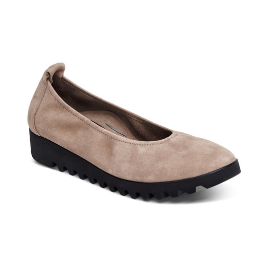 Aetrex Brianna Ballet Flat - Taupe