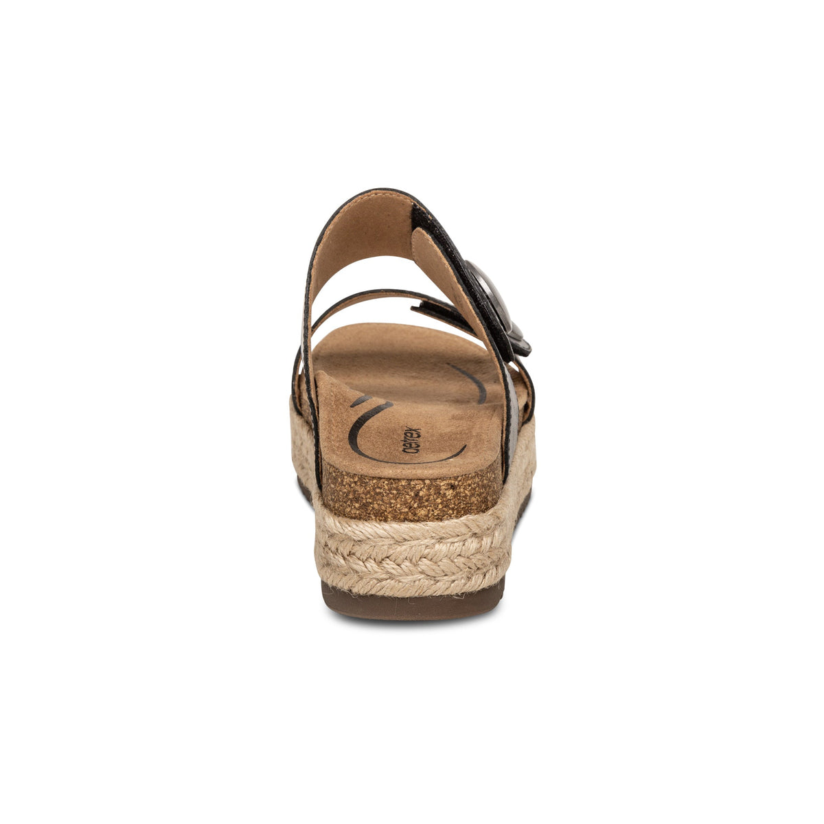 Aetrex Sofie Platform Sandal - Black