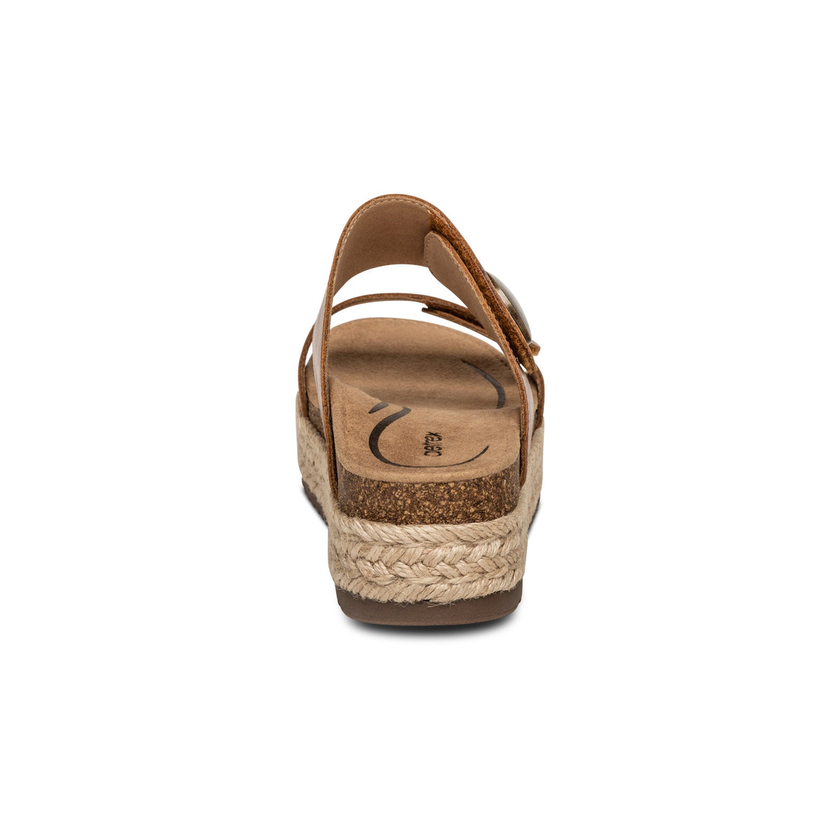 Aetrex Sofie Platform Sandal - Cognac