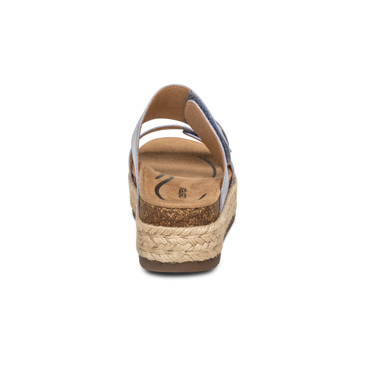 Aetrex Sofie Platform Sandal - Blue