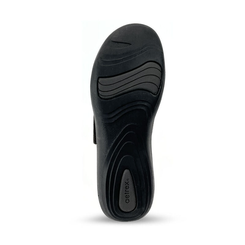 Aetrex Karina Monk Strap - Dark Earth