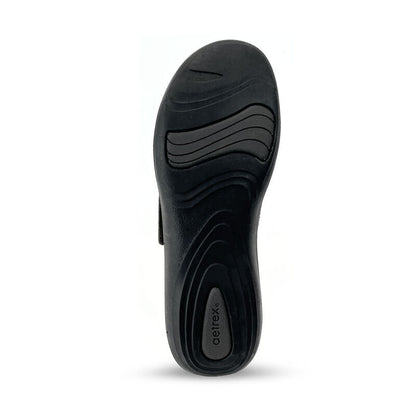 Aetrex Karina Monk Strap - Dark Earth