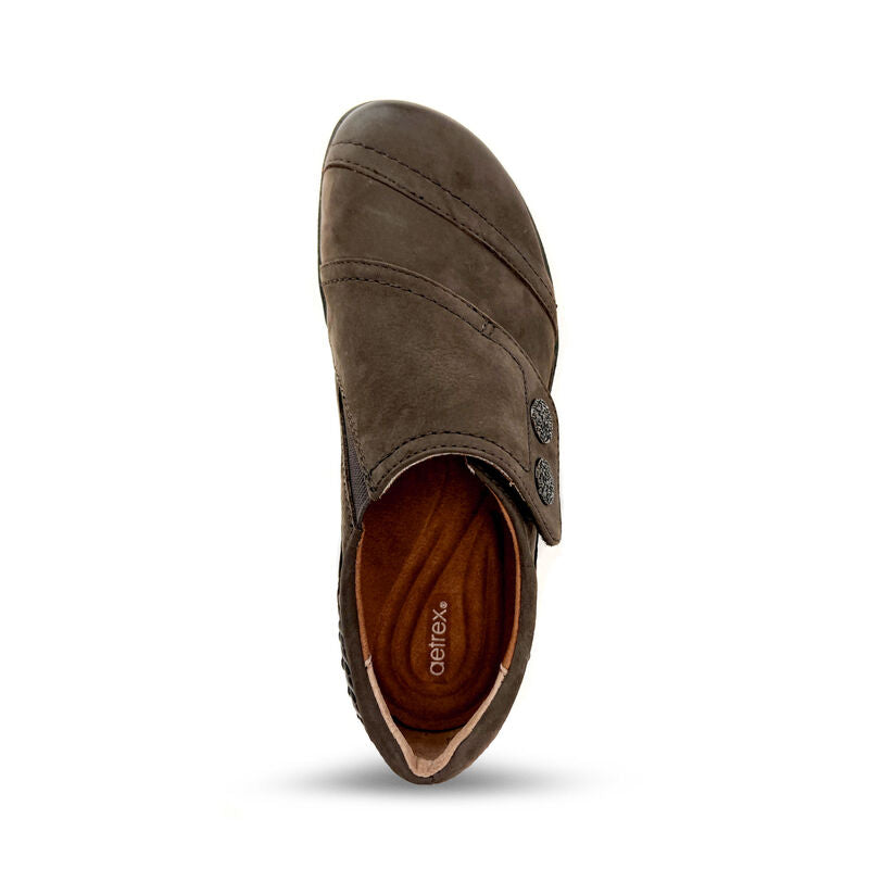 Aetrex Karina Monk Strap - Dark Earth