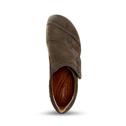 Aetrex Karina Monk Strap - Dark Earth