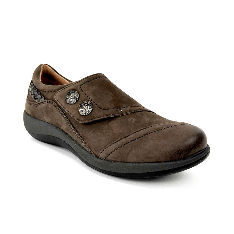 Aetrex Karina Monk Strap - Dark Earth