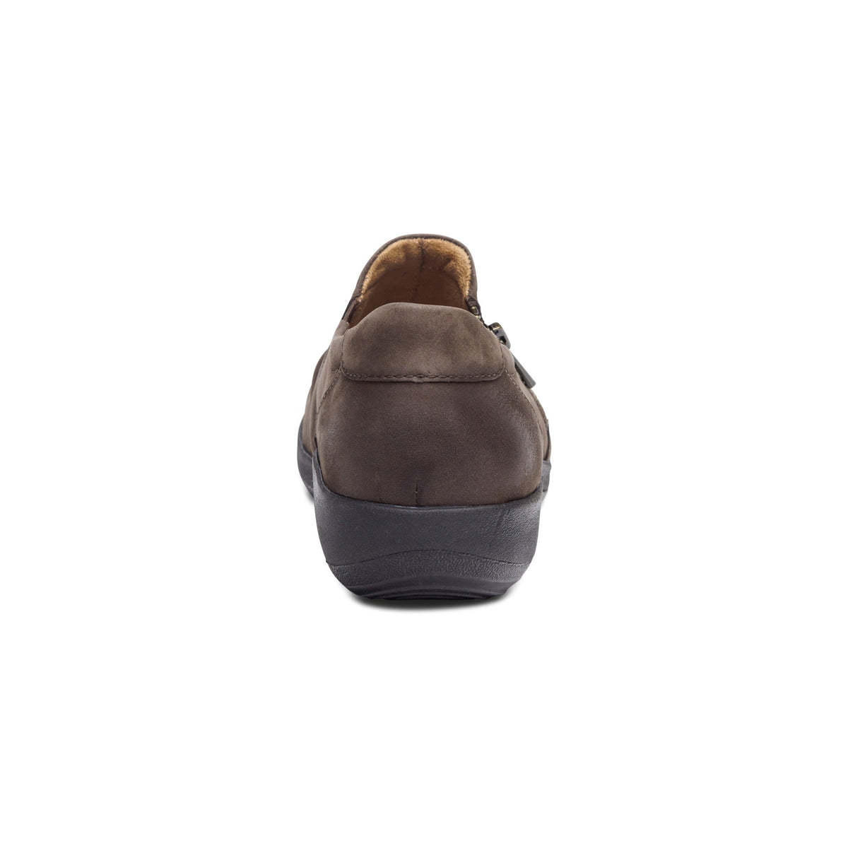 Aetrex Katie Side Zip Slip-On - Dark Earth