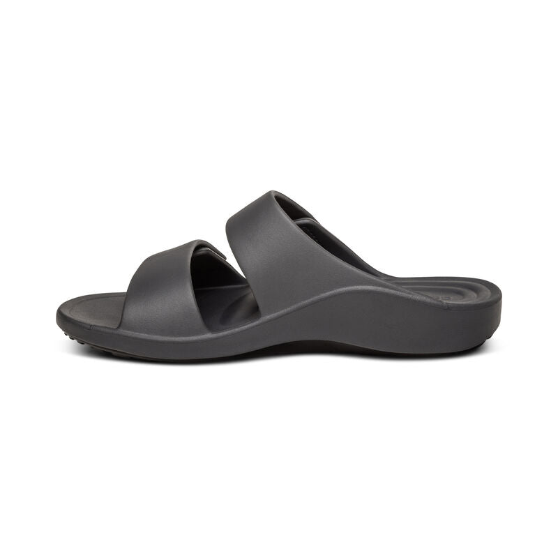 Aetrex Milos Orthotic Men's Slides - Black