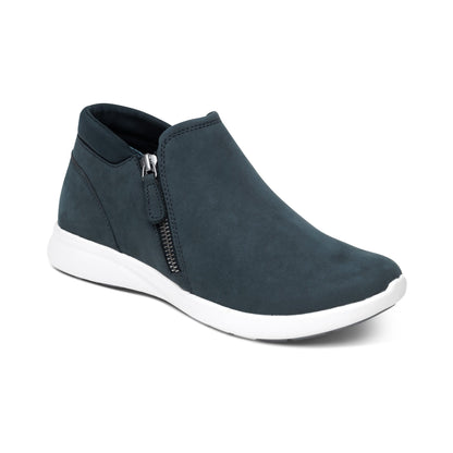 Aetrex Addie Arch Support Boot - Navy