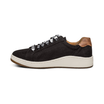 Aetrex Renee Arch Support Sneaker - Black